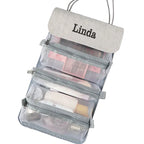 trousse de toilette personnalisable femme pliable