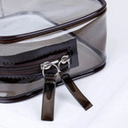 trousse de toilette plastique transparent cabine
