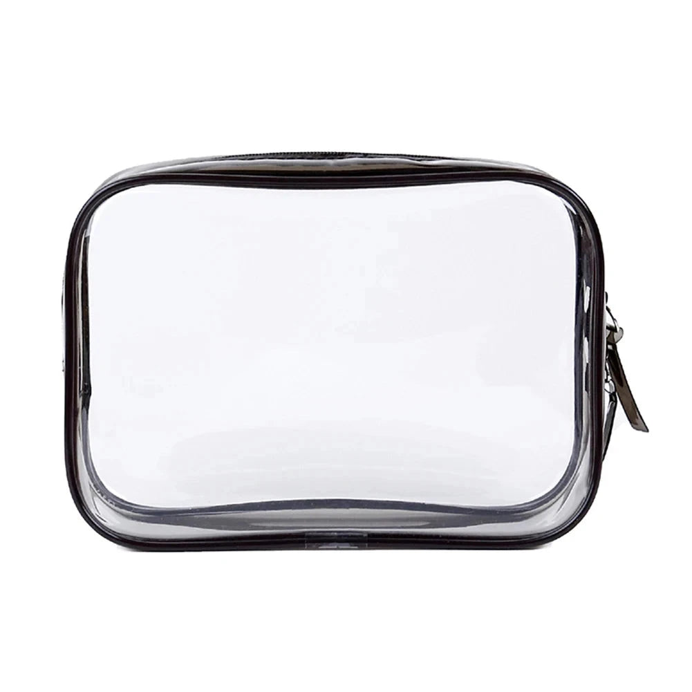 trousse de toilettes plastique transparent
