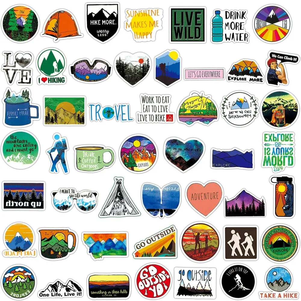 sticker valise aventurier pack de 100