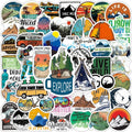autocollants valise aventurier pack de 100