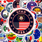 sticker voyage valise globe trotteur pack de 60
