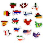 sticker valise voyage pays