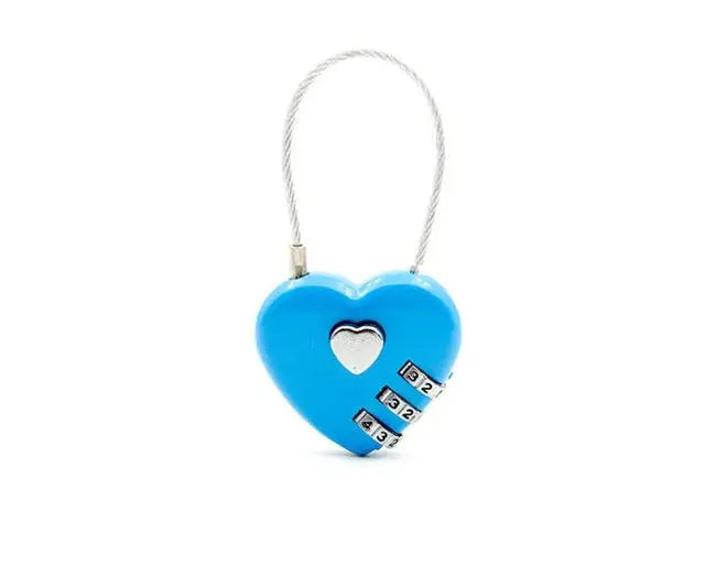 valise cadenas heart lock