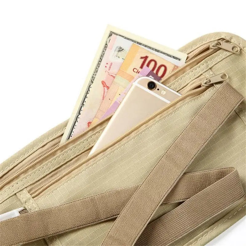 ceinture voyageur pochette discrete