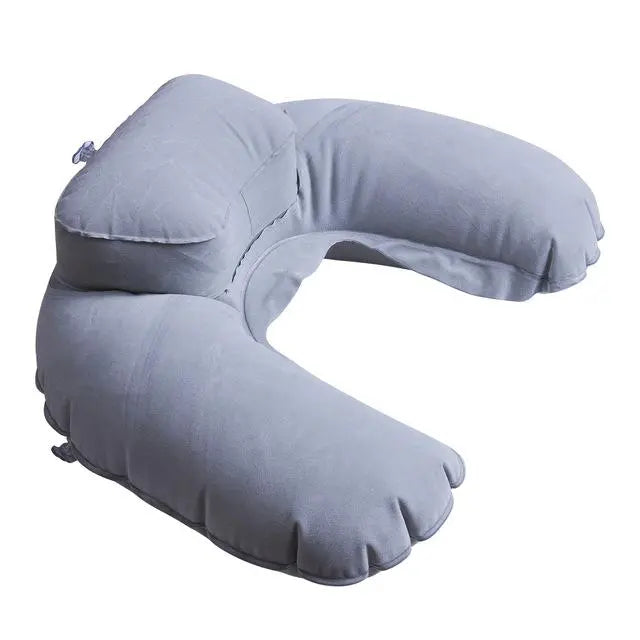 coussin de voyage gonflable pliable