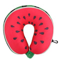 coussin voyage cervical pastèque
