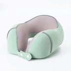 oreiller voyage ergonomique en forme de u