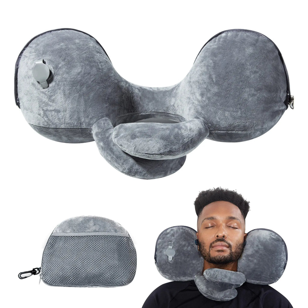 coussin voyage gonflable tour de cou