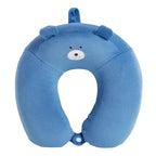oreiller de voyage mémoire de forme enfant ours