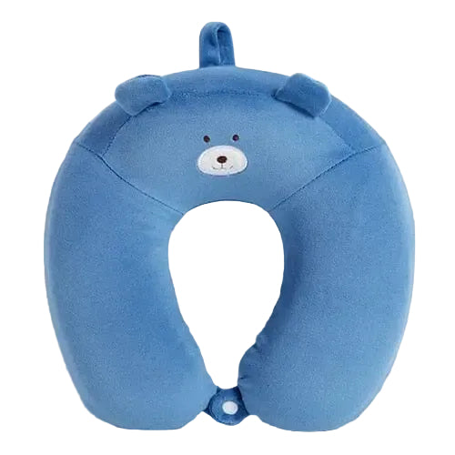 oreiller de voyage mémoire de forme enfant ours