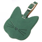 étiquette valise chat mignon