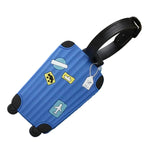 étiquette bagage motif valise