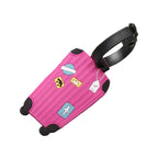 etiquette bagage avion motif valise