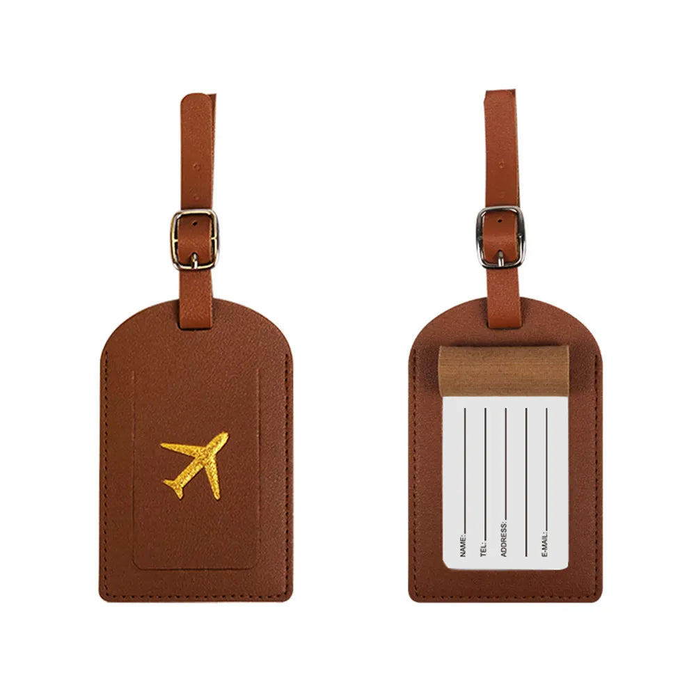 étiquette valise personnalisé avion 