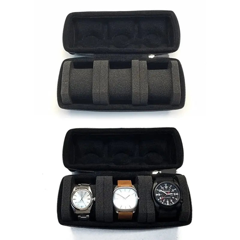 etui montre voyage 3 emplacements