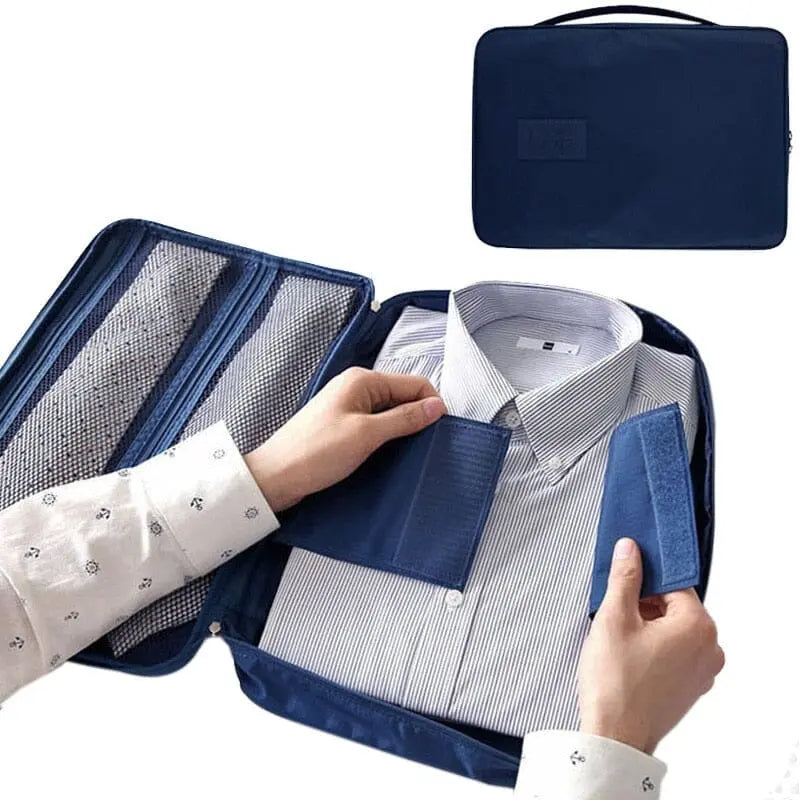 Housse de Chemises pour Voyage <br>avec Rangement Cravates Voyage Paisible