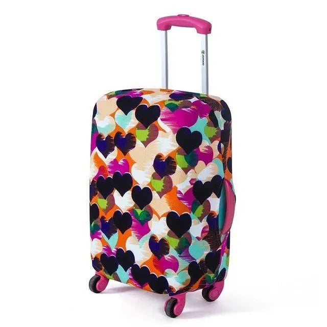 housse valise coeurs