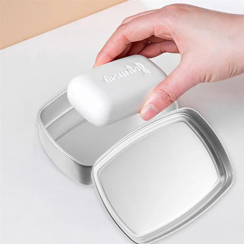 boite à savon de voyage aluminium lot de 2
