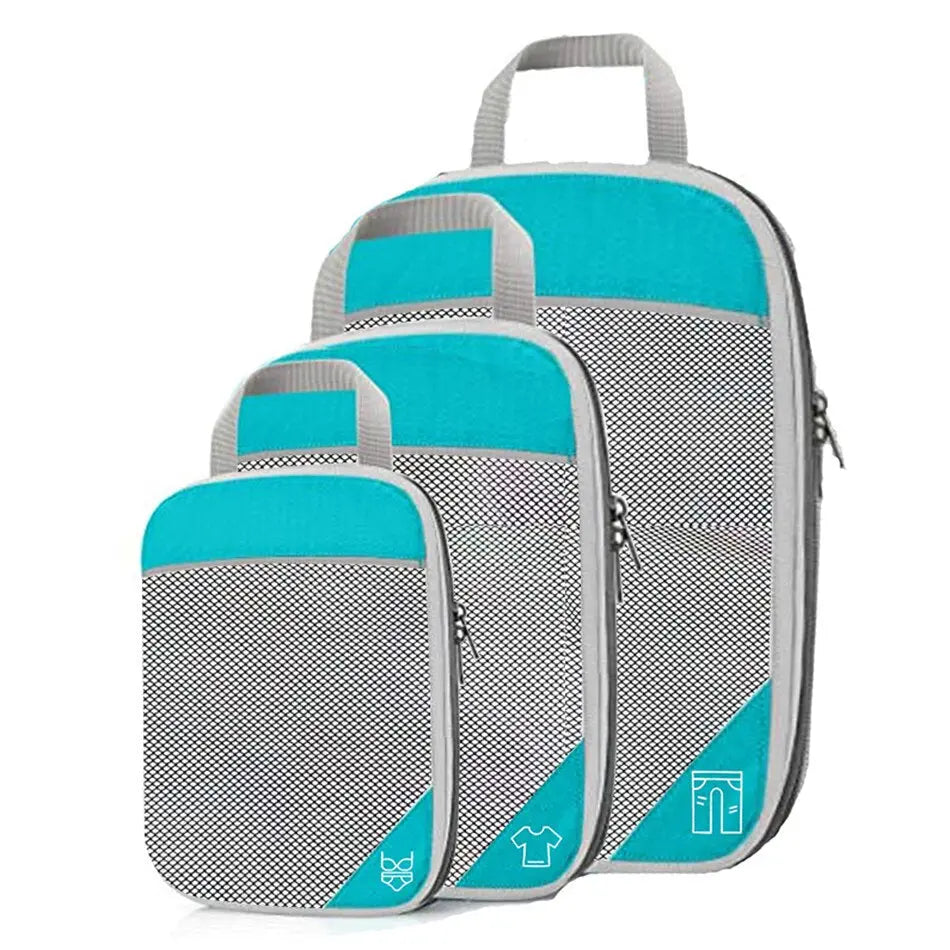organiseurs valise compressible set de 3