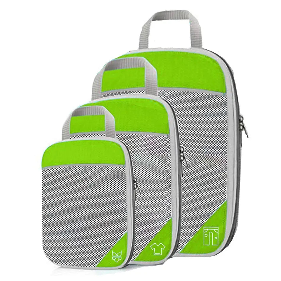 organiseur valise compressible set de 3
