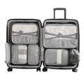 organisateur de valise gris set de 7 dream travel