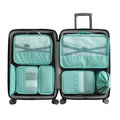 organisateur de valise dream travel set de 7 turquoise