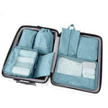 Organisateurs de Valise <br>To Travel To Live (Set de 7, Turquoise) Voyage Paisible