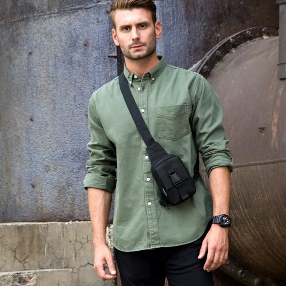 sac poitrine militaire pour homme