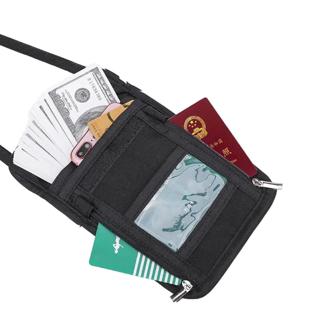 pochette tour de cou voyage femme homme