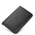 porte carte homme anti rfid motif carbone