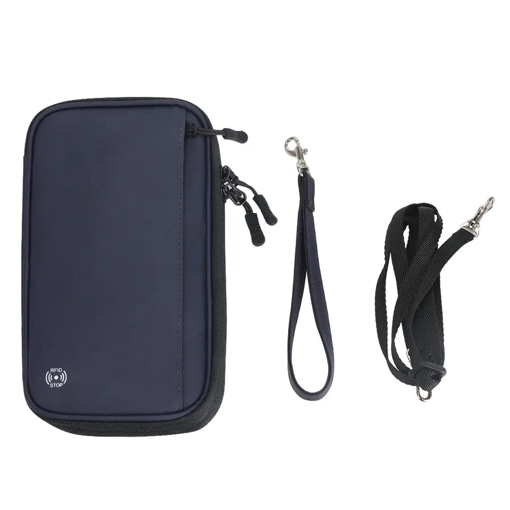 portefeuille pour voyageur rfid blocker