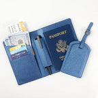 portefeuille voyage etiquette de valise personnalisé ensemble
