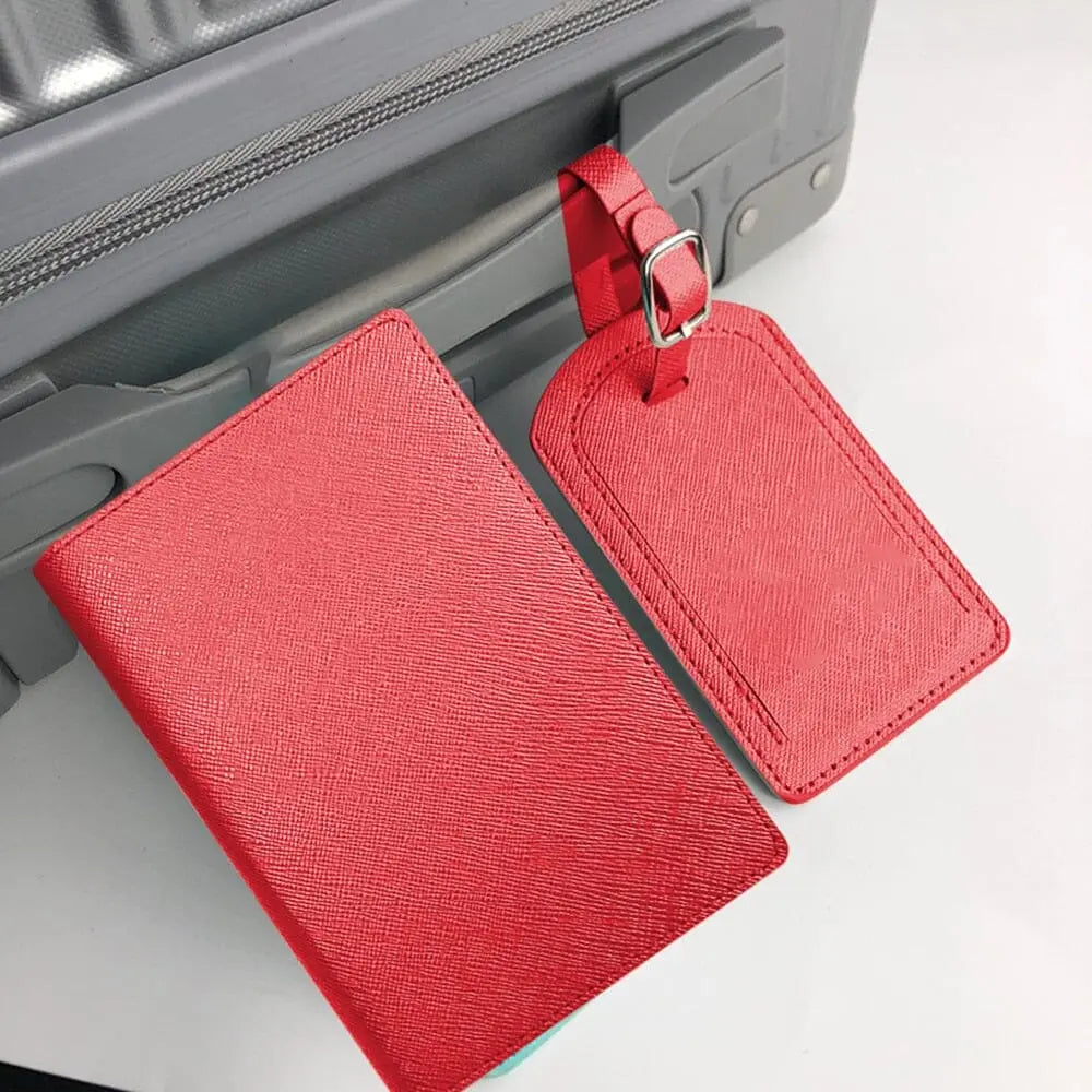 portefeuille voyage etiquette pour valise personnalisé ensemble