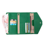 grande pochette portefeuille passeport de voyage femme anti rfid