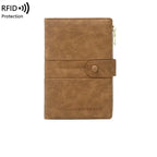 portefeuilles femme voyage pochette passeport anti rfid
