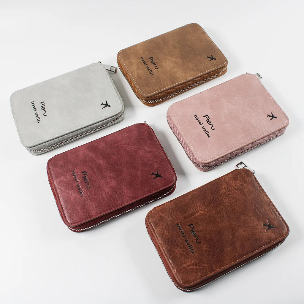 portefeuille voyage pour passeport multifonctionnel rfid avion