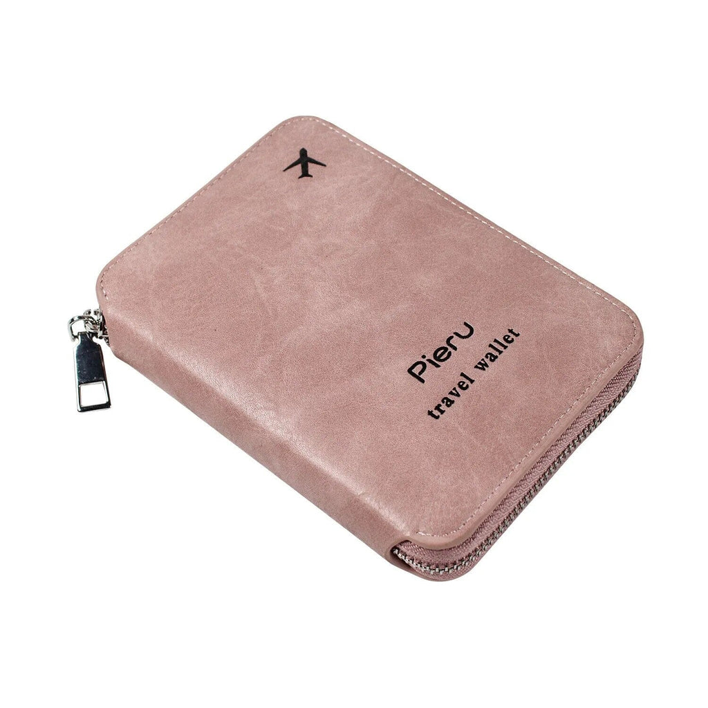 portefeuille voyage passeport avion multi fonctionnel rfid