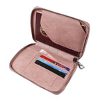 portefeuille de voyage passeport avion multifonctionnel rfid