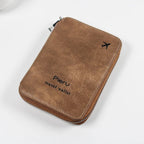 portefeuille de voyage passeport multifonctionnel rfid avion