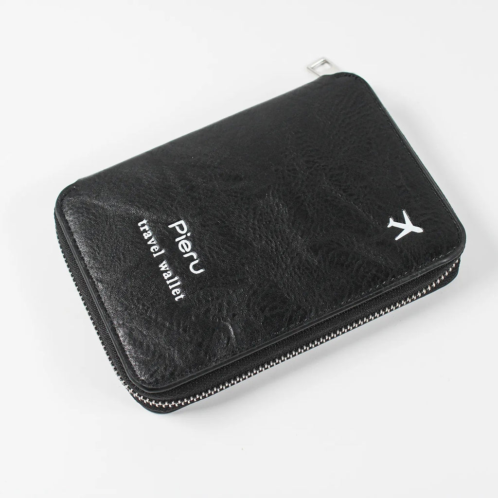 portefeuille etui voyage passeport avion multifonctionnel rfid
