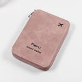 portefeuille voyage passeport avion multifonctionnel rfid
