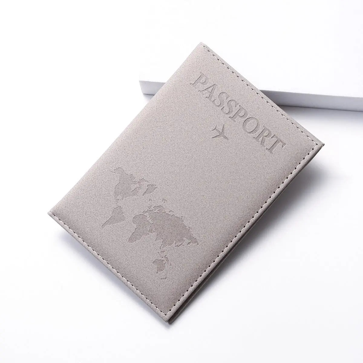 protège passeport mappemonde