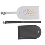 etiquette valise couple mr mrs