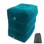 coussin repose pied gonflable avion voiture