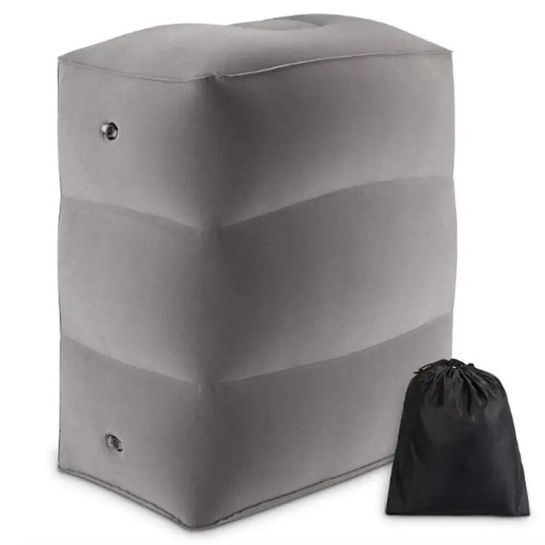 repose pieds gonflable coussin avion voiture