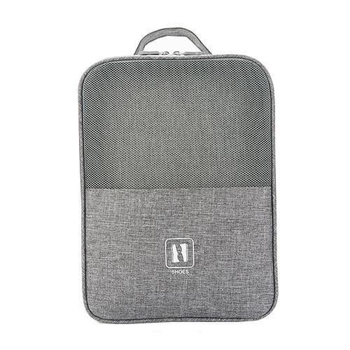 sac voyage chaussures gris travelbasics