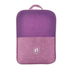 sac voyage chaussures violet travelbasics