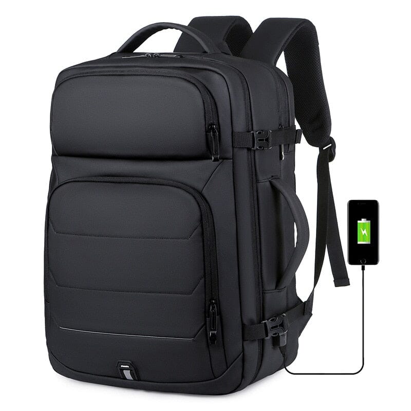 sac a dos connecte usb extensible 17 pouces