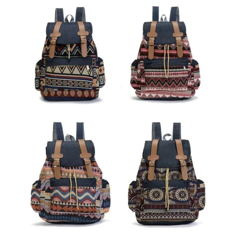 Sac à Dos de Voyage <br>Motif Aztèque Voyage Paisible